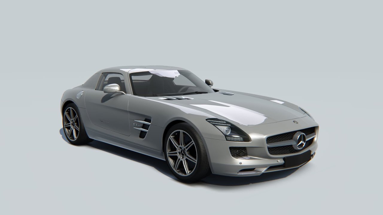 Assetto corsa MERCEDES-BENZ SLS AMG  on board  SPA