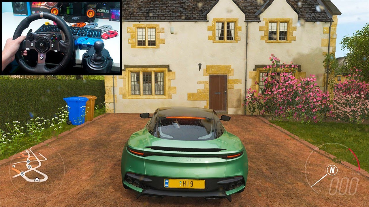 Aston Martin DBS SL - Forza Horizon 4 | Logitech G920 (Steering Wheel & Paddle Shifters) Gameplay