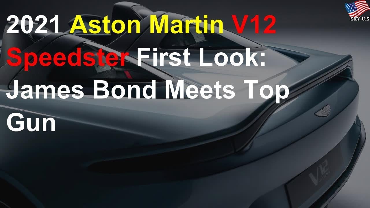 Aston Martin V12 Speedster: James Bond meets 'Top Gun'