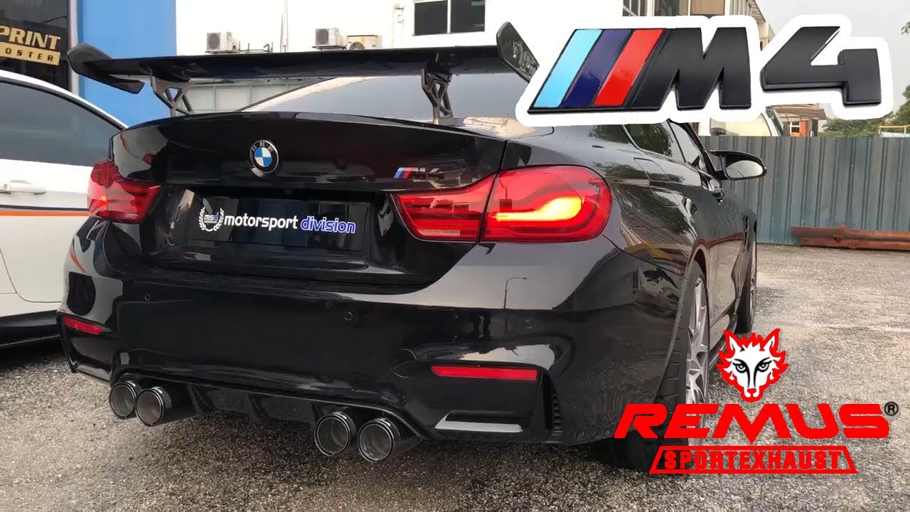 BMW M4 REMUS EXHAUST SYSTEM | START UP AND SOUND