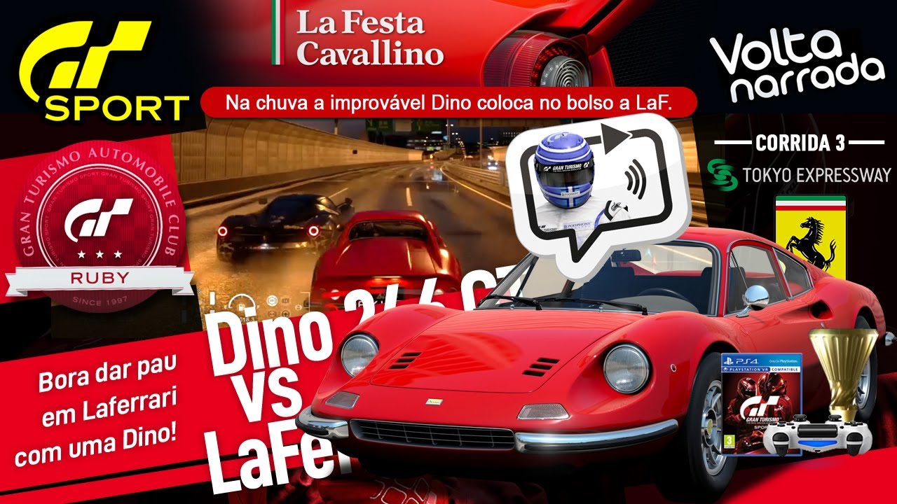 Dino dando pau na LaFerrari, no DS4! - VOLTA NARRADA (GT Sport)