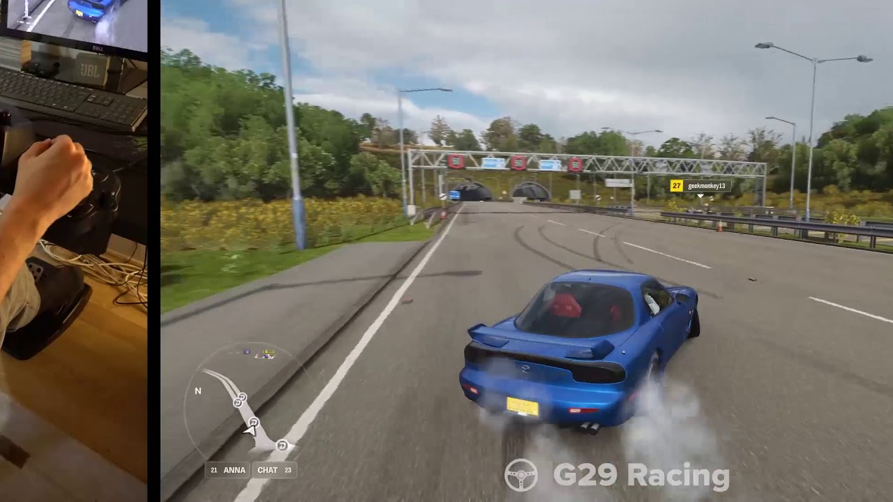 Forza Horizon 4 - Mazda RX7 - Logitech G29 Gameplay