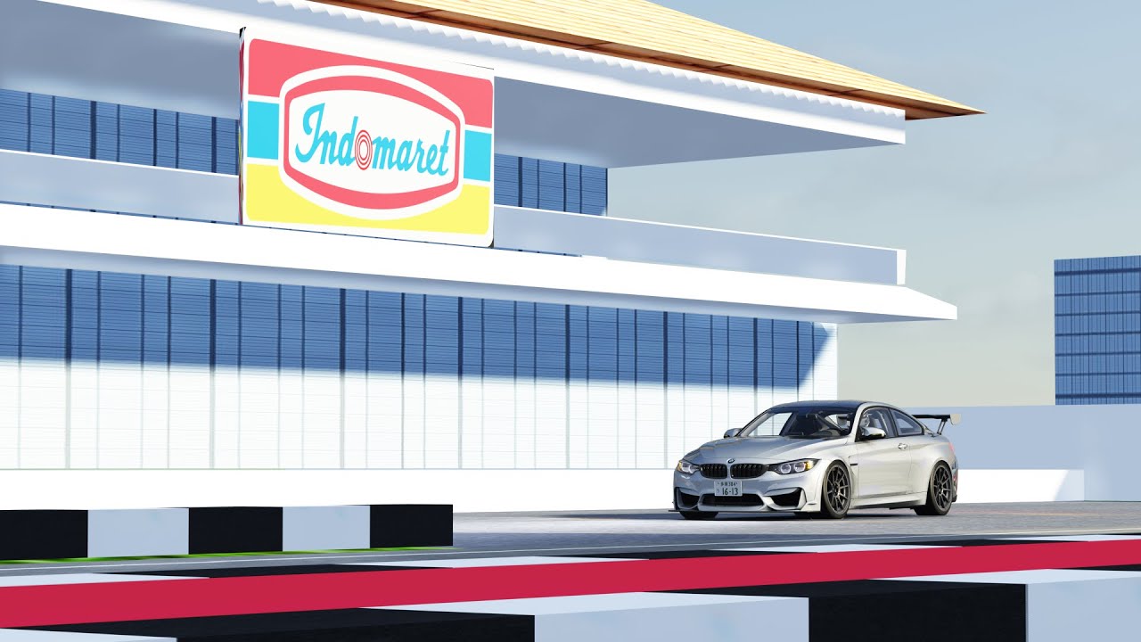 Ke Indomaret Naik BMW M4 - Assetto Corsa