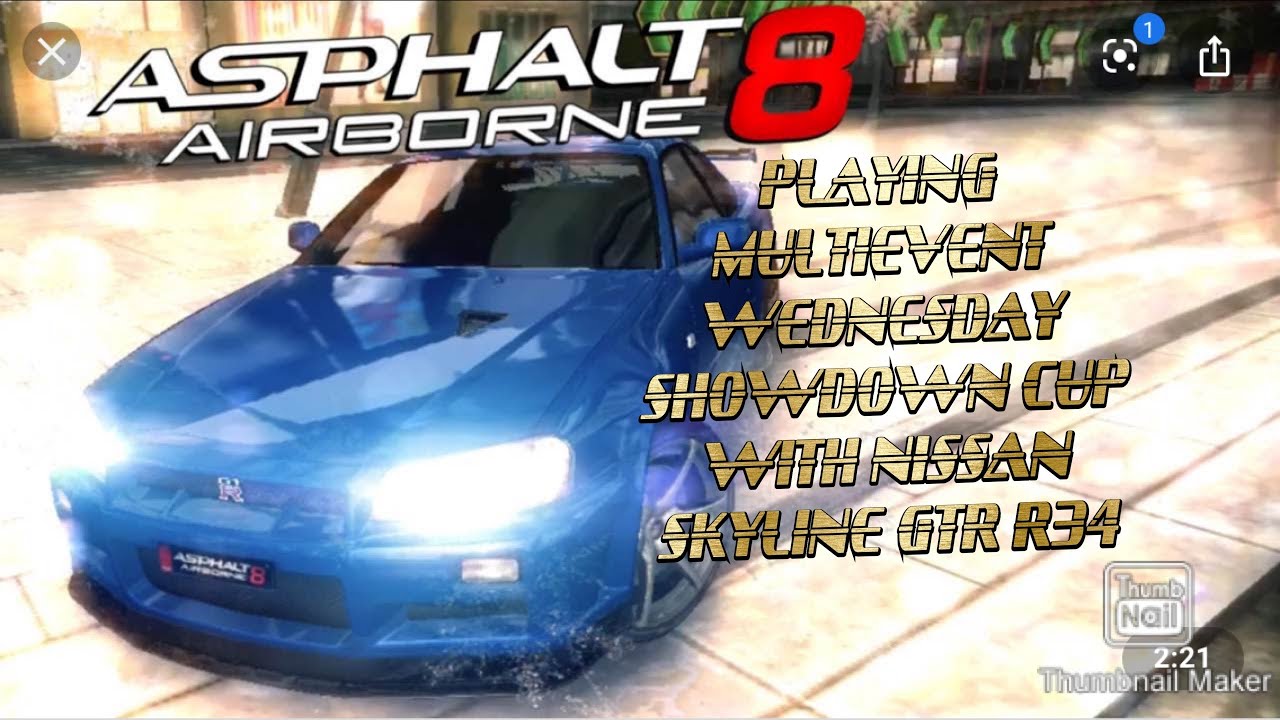 Playing Multievent Wednesday Showdown Cup with NISSAN SKYLINE GTR R34 in Azure Coast