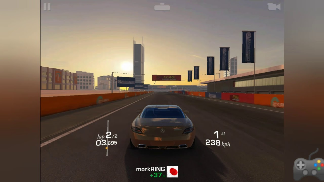 REAL RACING 3 Mercedes-Benz  SLS AMG Gameplay