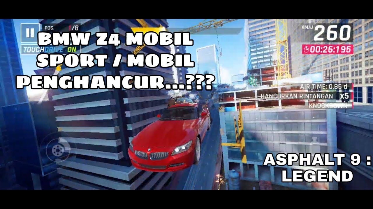 BMW Z4  LCI E89 Mobil penghancur??? || ASPHALT 9 : LEGEND