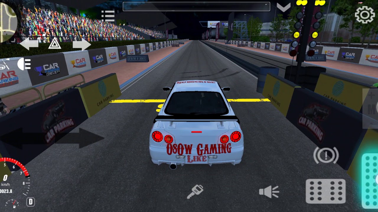 Nissan Skyline GTR-R34 | 400/1600M Map Racing | Setting Gear Ratio,Gearbox | Car Parking Multiplayer