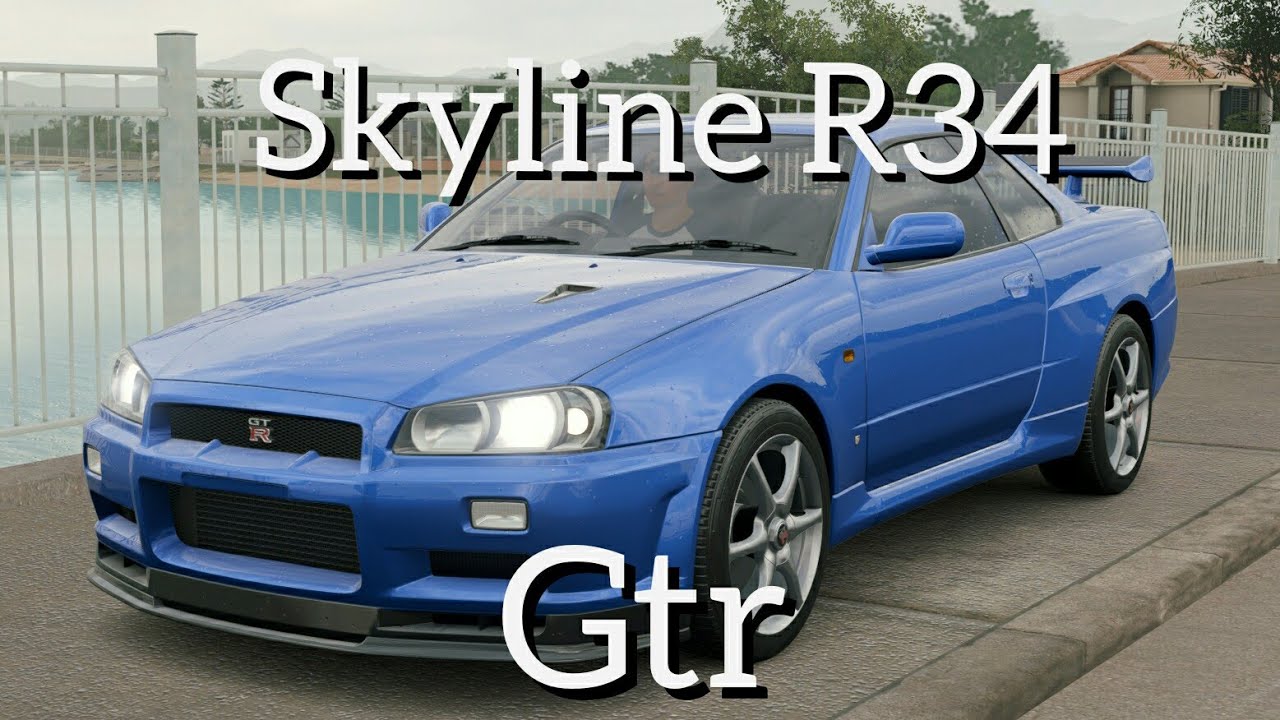 Forza Horizon 4 Nissan Skyline R34 Gtr (Turbo Noises)