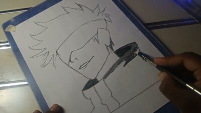 How to draw Gojo Satoru || Jujutsu kaisen Drawing Tutorial || Easy Anime drawing video