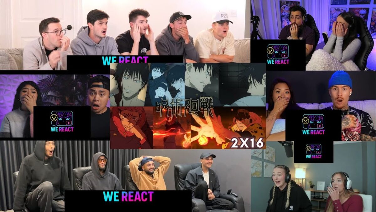 Jujutsu Kaisen Season 02 Episode 16 | Reaction Mashup #anime #jujutsukaisen #animereactionmashup