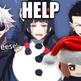 gojo and geto celebrate christmas