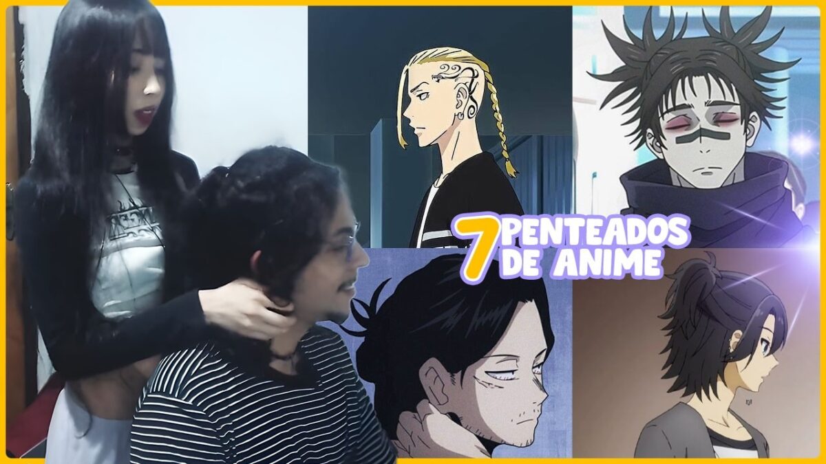 Fazendo Penteados de Anime no meu Namorado🤭😂 (Jujutsu Kaisen, Boku no Hero, Horimiya, InuxBoku SS +)