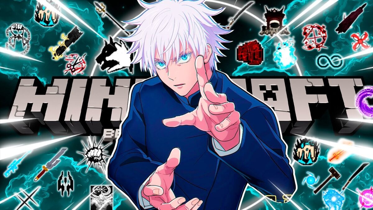 ATUALIZOU MELHOR ADDON DE JUJUTSU KAISEN REALISTA PARA O MINECRAFT 1.21.124.