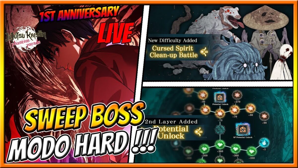 BORA FAZER O MODO HARD DA VARREDURA DE MALDIÇÕES – JUJUTSU KAISEN PHANTOM PARADE LIVE