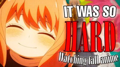 Fixing My Worst Habit By Watching Fall 2025 Anime