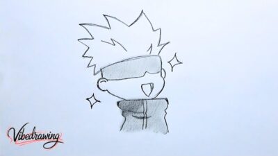 How to Draw Easy Chibi Satoru Gojo / Jujutsu Kaisen