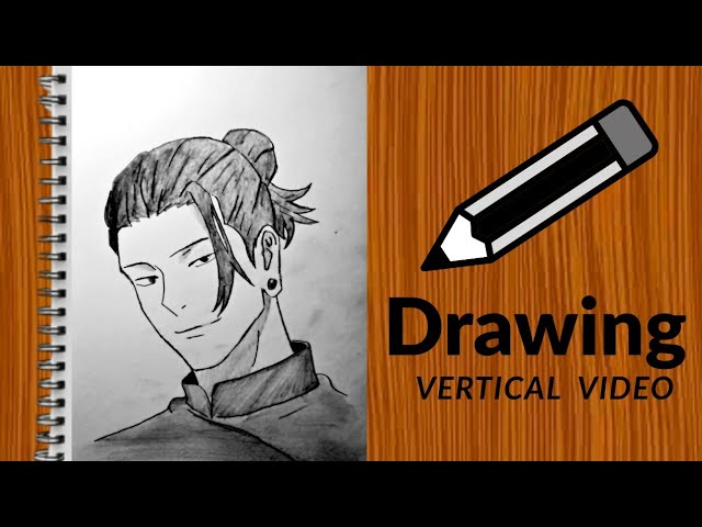 How to Draw Geto Suguru Easily | Simple Pencil Drawing Tutorial (Jujutsu Kaisen)