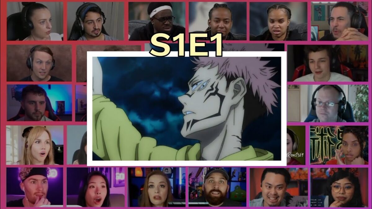 Jujutsu Kaisen Season 1 Episode 1 Mega Reaction Mashup | 呪術廻戦