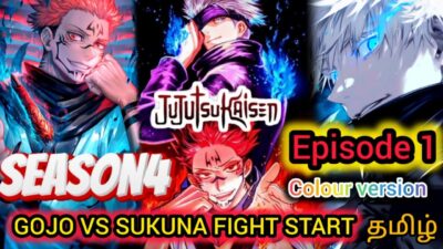 Jujutsu kaisen season 4 episode 1 explanation in Tamil colour version