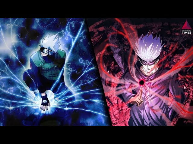 Kakashi VS Gojo || anime || Naruto Shippuden x jujutsu kaisen||. #anime #naruto #jjk #gojo #kakashi
