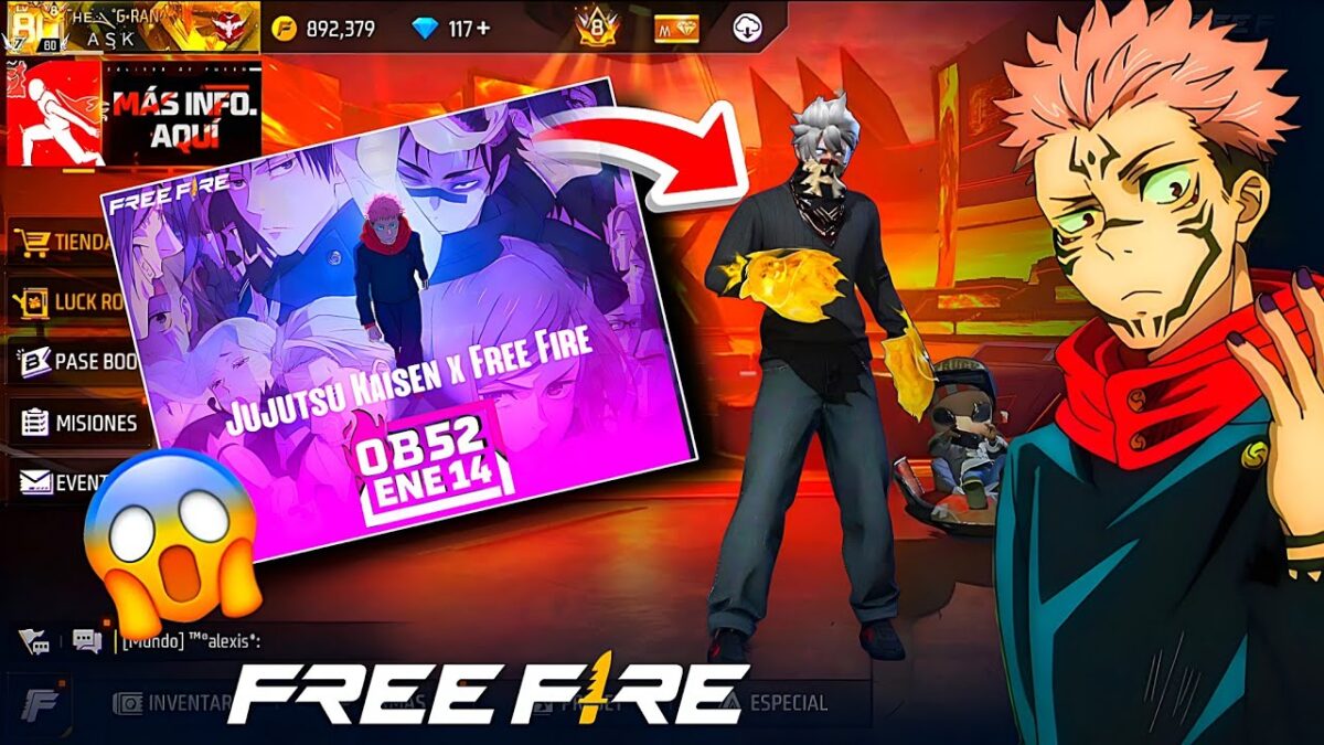 NUEVOS PUÑOS en FREE FIRE 🔥 + FILTRACIONES de JUJUTSU KAISEN y RECOMPENSAS GRATIS 💎
