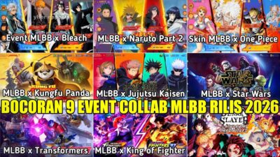 BOCORAN 9 EVENT COLLAB MLBB RILIS/RESALE 2026! EVENT BLEACH, JUJUTSU KAISEN, NARUTO PART 2, KNY
