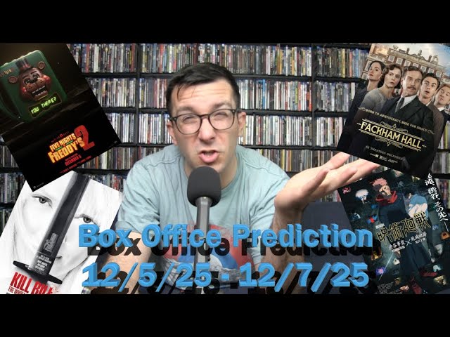 Box Office Prediction Fackham Hall, Five Nights At Freddy’s 2, Jujutsu Kaisen: Execution & Kill Bill