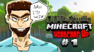 I TRIED BEATING JUJUTSU KAISEN HARDCORE MINECRAFT