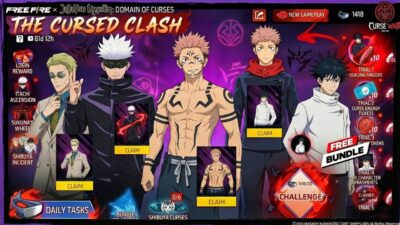 Jujutsu Kaisen Event Free Rewards 💥🤯 | ob52 Update free fire | free fire new event | ff new event