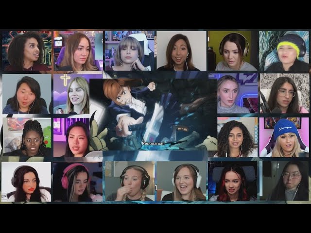 Jujutsu Kaisen S1 Ep 3 Reaction (Girls Reaction Mashup)
