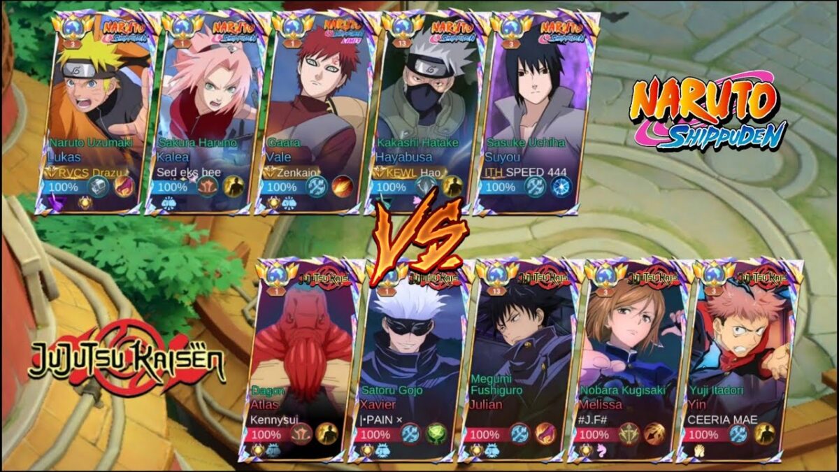 NARUTO vs. JUJUTSU KAISEN! BATTLE OF THE ANIME COLLAB SKIN!!🔥 ( WHO WILL WIN? )