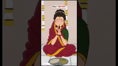 Chhath Puja ka pehla din. 🙏 #ChhathPuja #NahayKhay #animation  #anime #2025 #pooja #chath #trend