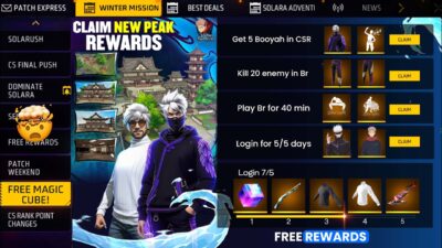 Claim New Peak Free Rewards  – Jujutsu Kaisen Event Full Details / Gojo and Sukuna Arrival Animation