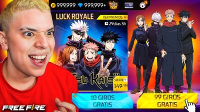 ¡FREE FIRE X JUJUTSU KAISEN ! 🔥 TODA LA COLABORACION EN 1 SOLO VIDEO !!!! EPICO !