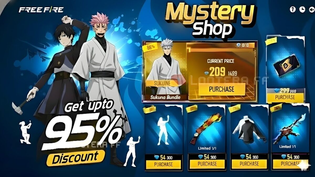 Jujutsu Kaisen Mystery Shop Event 🤯💥| Next Universal Ring Event| Free Fire New Event |  Ff New Event