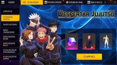 NEW FREE EVENT 😱 CLAIM ALL REWARDS 🎁JUJUTSU KAISEN BUNDLE 🔥 FREE FIRE