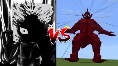Yuji Awakened Vs Kaiju Curse In Jujutsu Kaisen Minecraft | Jujutsu Awakening