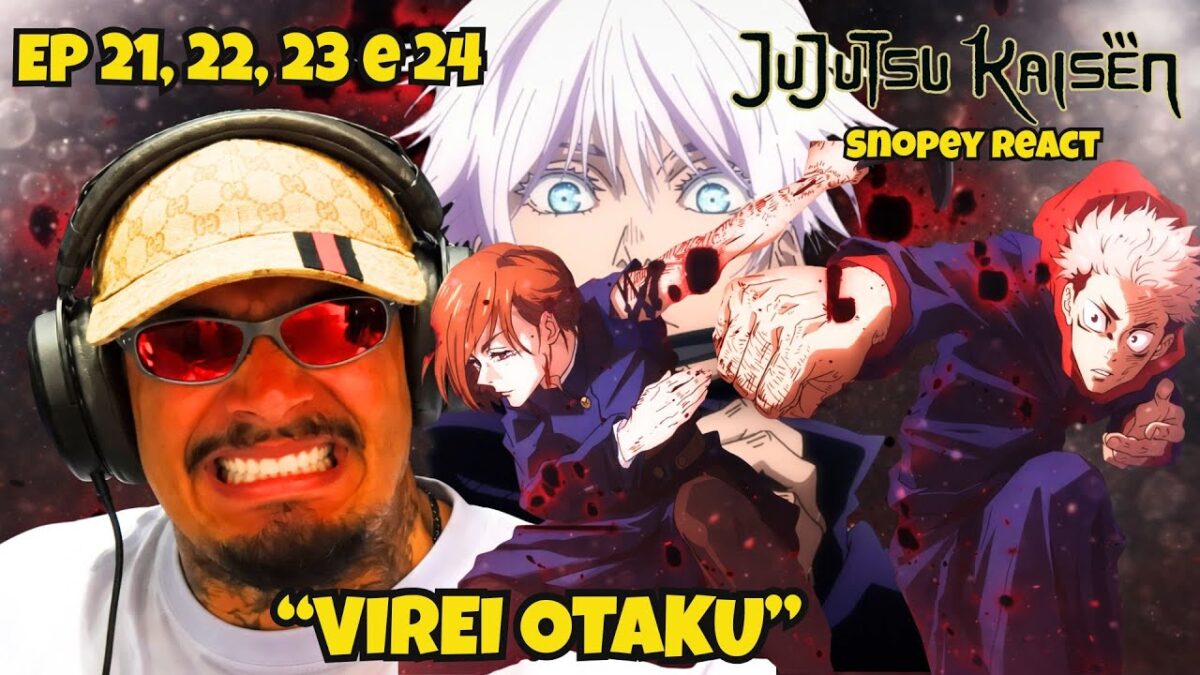 FINAL DE TEMPORADA ABSURDO – Episódios 21 ao 24 – SNOPEY assistindo JUJUTSU KAISEN