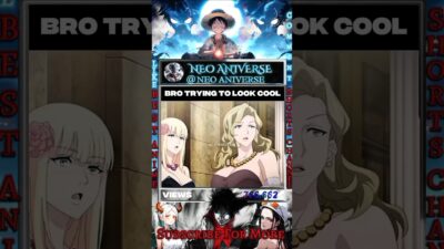 |Bro Trying to Look Cool|#anime #animeshorts