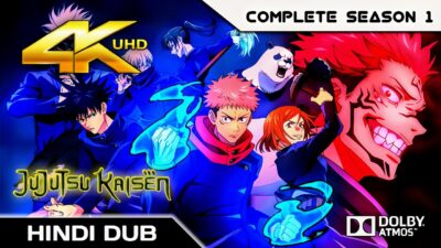 Complete Jujutsu Kaisen Season 1 In Hindi (4K 60FPS) Jujutsu Kaisen In Hindi!