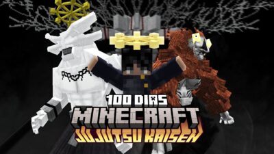 Dominar las 10 SOMBRAS como MEGUMI durante 100 DÍAS en MINECRAFT JUJUTSU KAISEN HARDCORE no es FÁCIL