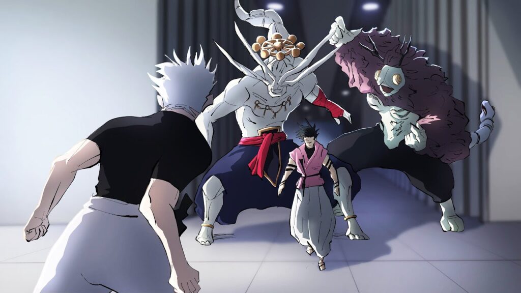 Gojo goes Berserk Mode on Sukuna Mahoraga & Agito – Gojo vs Sukuna ...