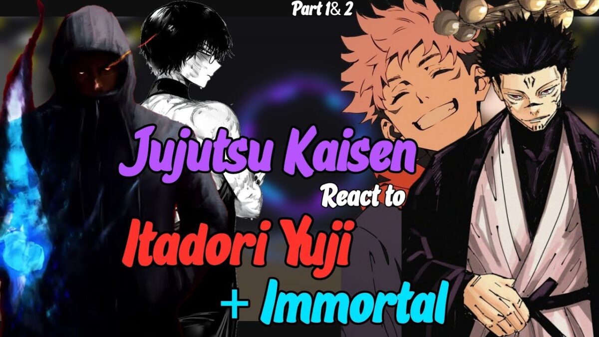 Jujutsu Kaisen react to Itadori Yuji + Immortal | 🇷🇺🇧🇷🇬🇧🇺🇲 | All parts | JJK React |