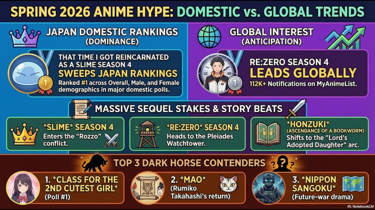 Spring 2026 Anime: Most Anticipated Shows in Japan and Worldwide