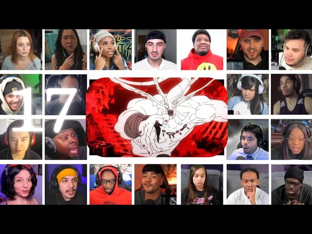 Sukuna vs Mahoraga | Jujutsu Kaisen Season 2 Episode 17 | Reaction Mashup 22 Reactors mashup
