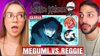 (YUTA E ANJO APARECEM) Professora de Geografia ASSISTE JUJUTSU KAISEN｜EPISÓDIO 11 DA 3ª TEMP｜REACT