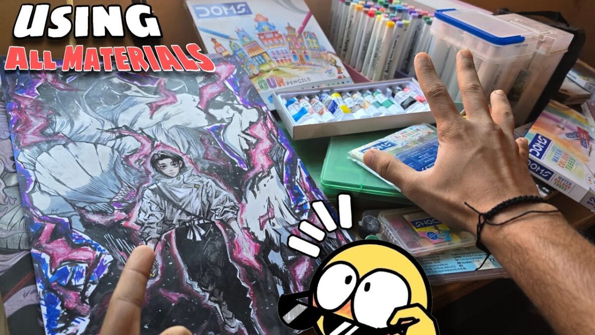 Drawing Yuta & Rika (Jujutsu Kaisen) ✍️ Epic Challenge With @sandyarts3319