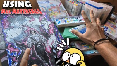 Drawing Yuta & Rika (Jujutsu Kaisen) ✍️ Epic Challenge With @sandyarts3319