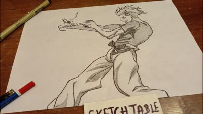 How To Draw Gojo Satoru From Jujutsu Kaisen|Jujutsu Kaisen Art For Begginers|Step By Step|