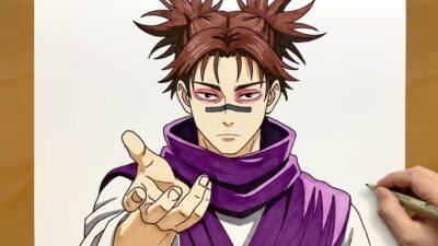 How to Draw Choso from Jujutsu Kaisen | Easy Anime Drawing